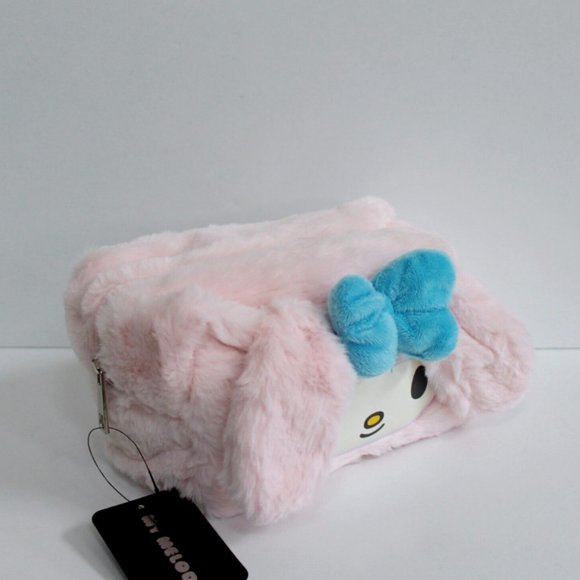 Sanrio My Melody Fuzzy Plush Makeup Bag - Pink - Picture 2 of 5